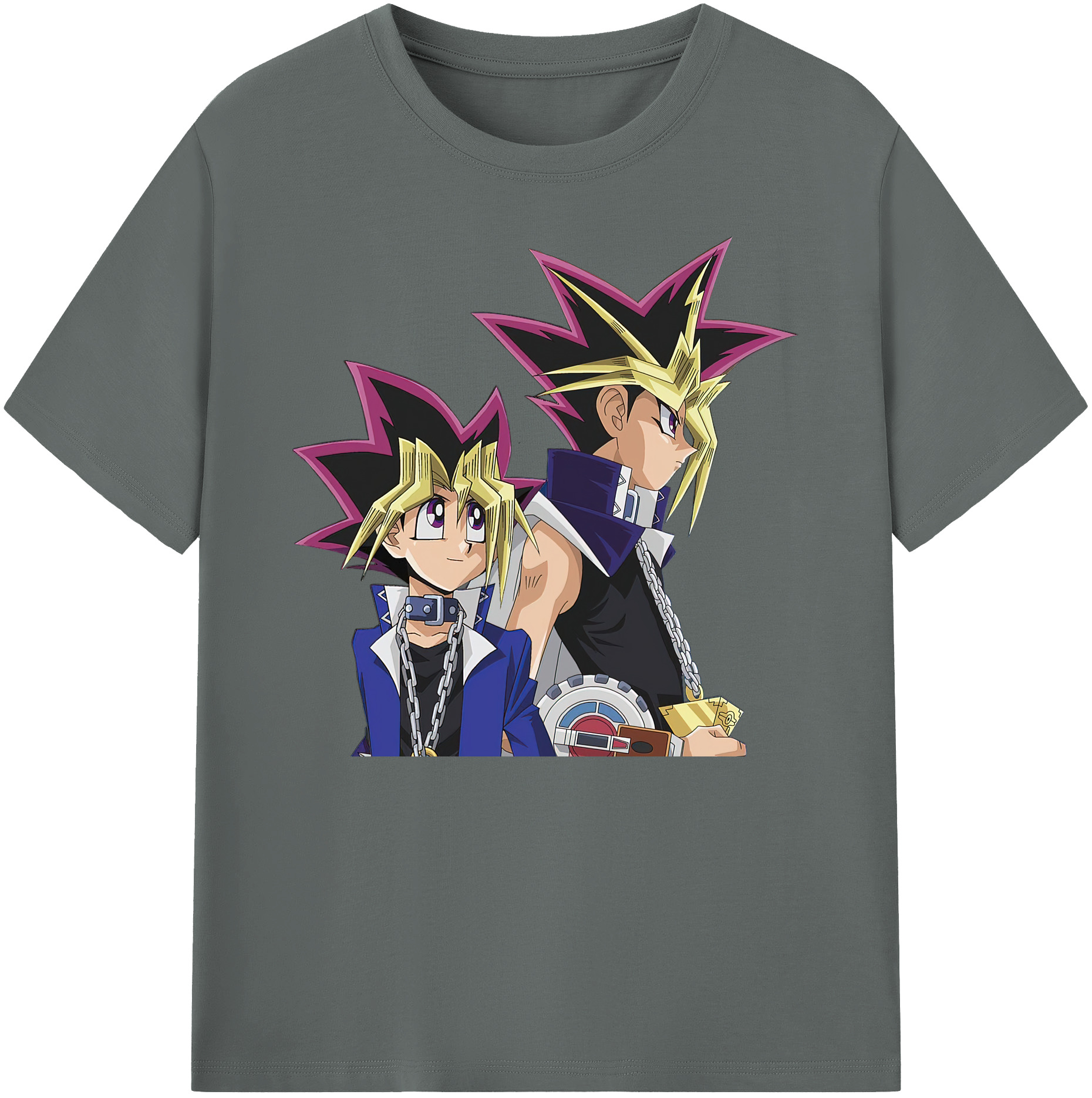 （画像用） 遊☆戯☆王 Yu-Gi-Oh! 綿100％ メンズ半袖Tシャツ｜肌触りやわらか＆通気性